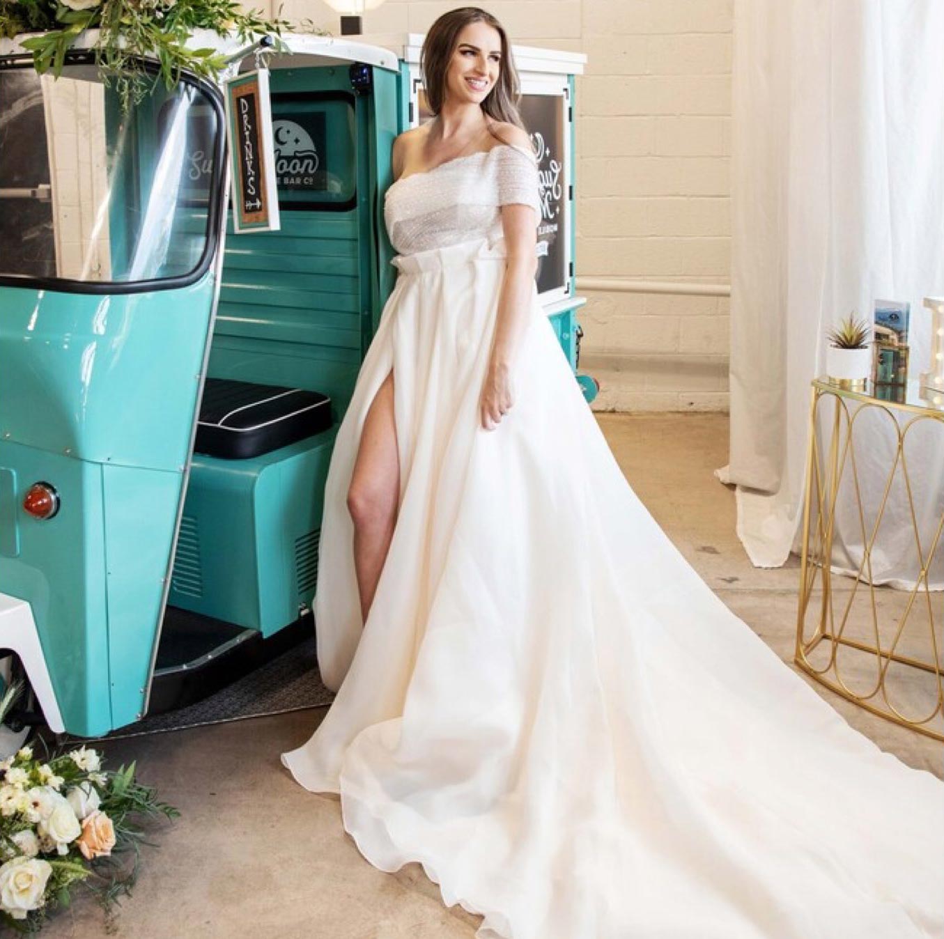 Model wearing a Brooklyn Grace dress