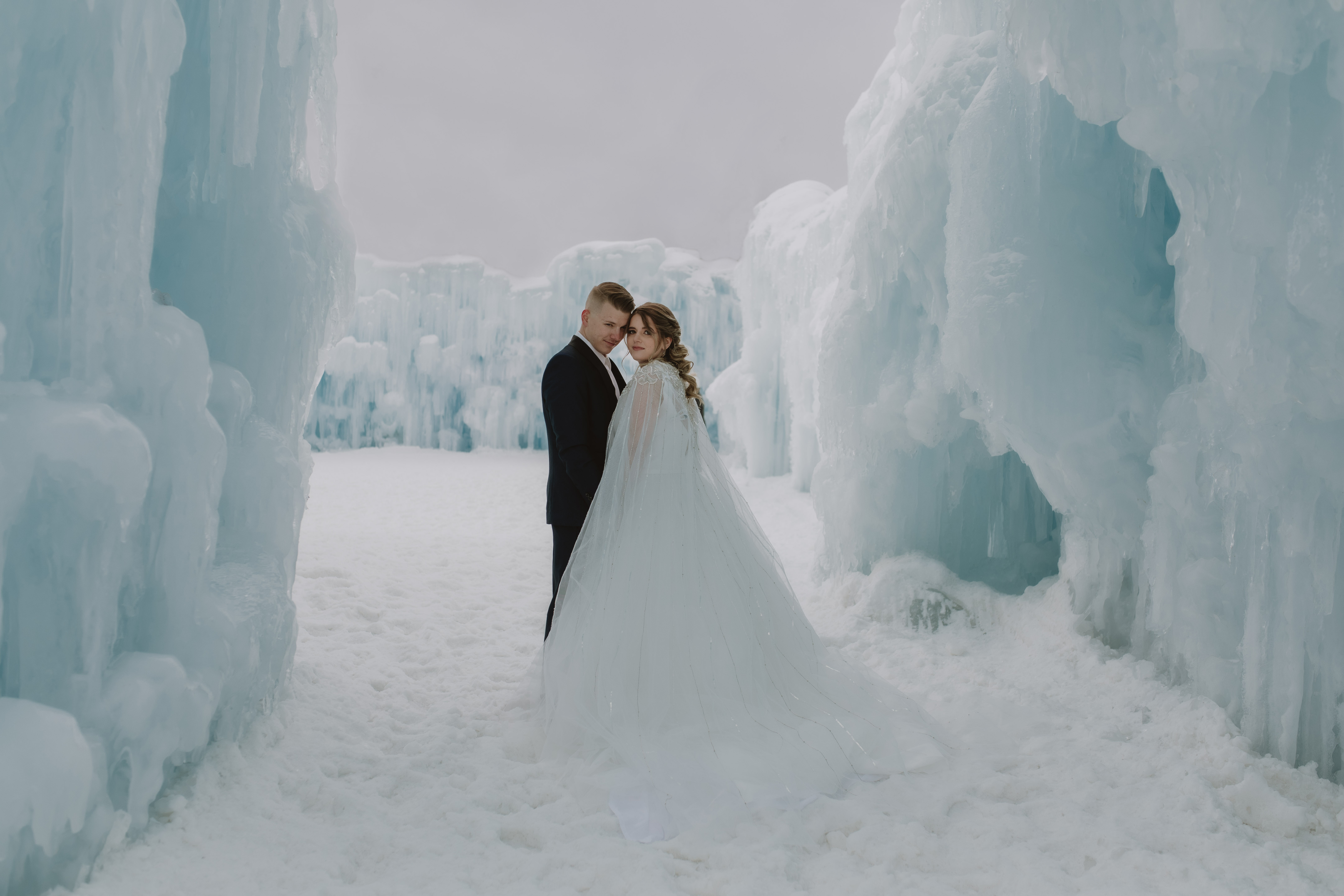 Winter Wonderland Inspo - Ice Castles Styled Shoot. Desktop Image