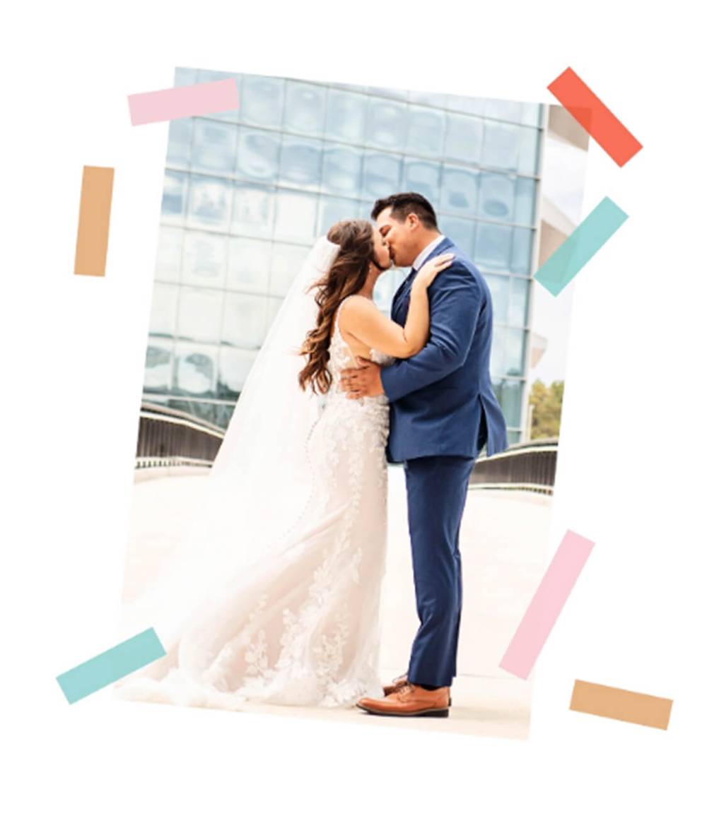 Photo of the Real Bride and Groom - Mobile Image