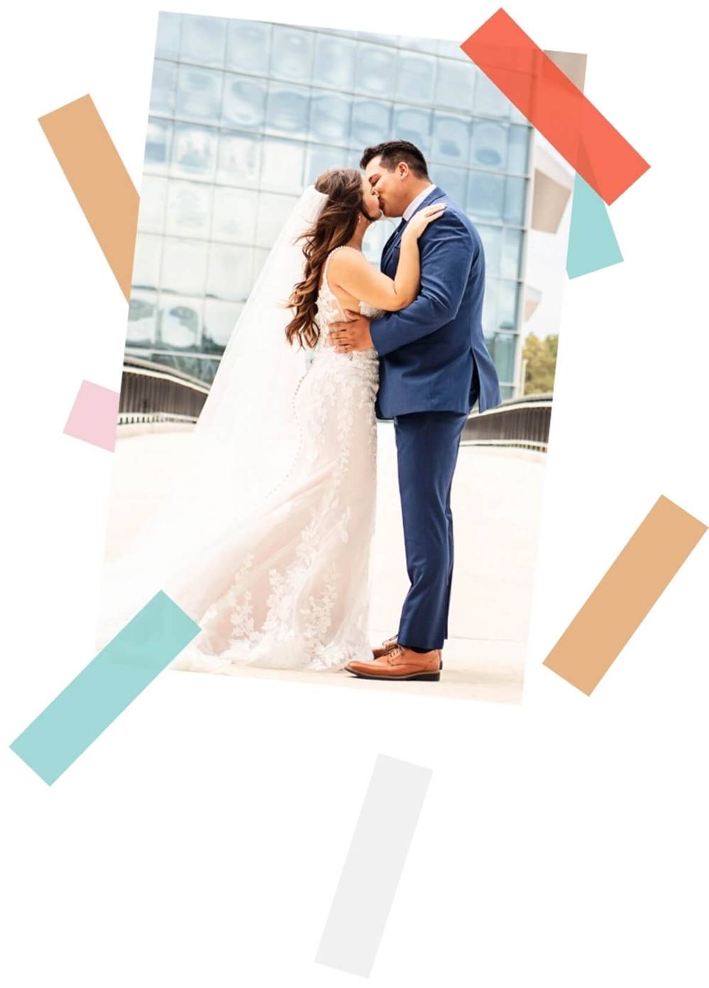 Photo of the Real Bride and Groom