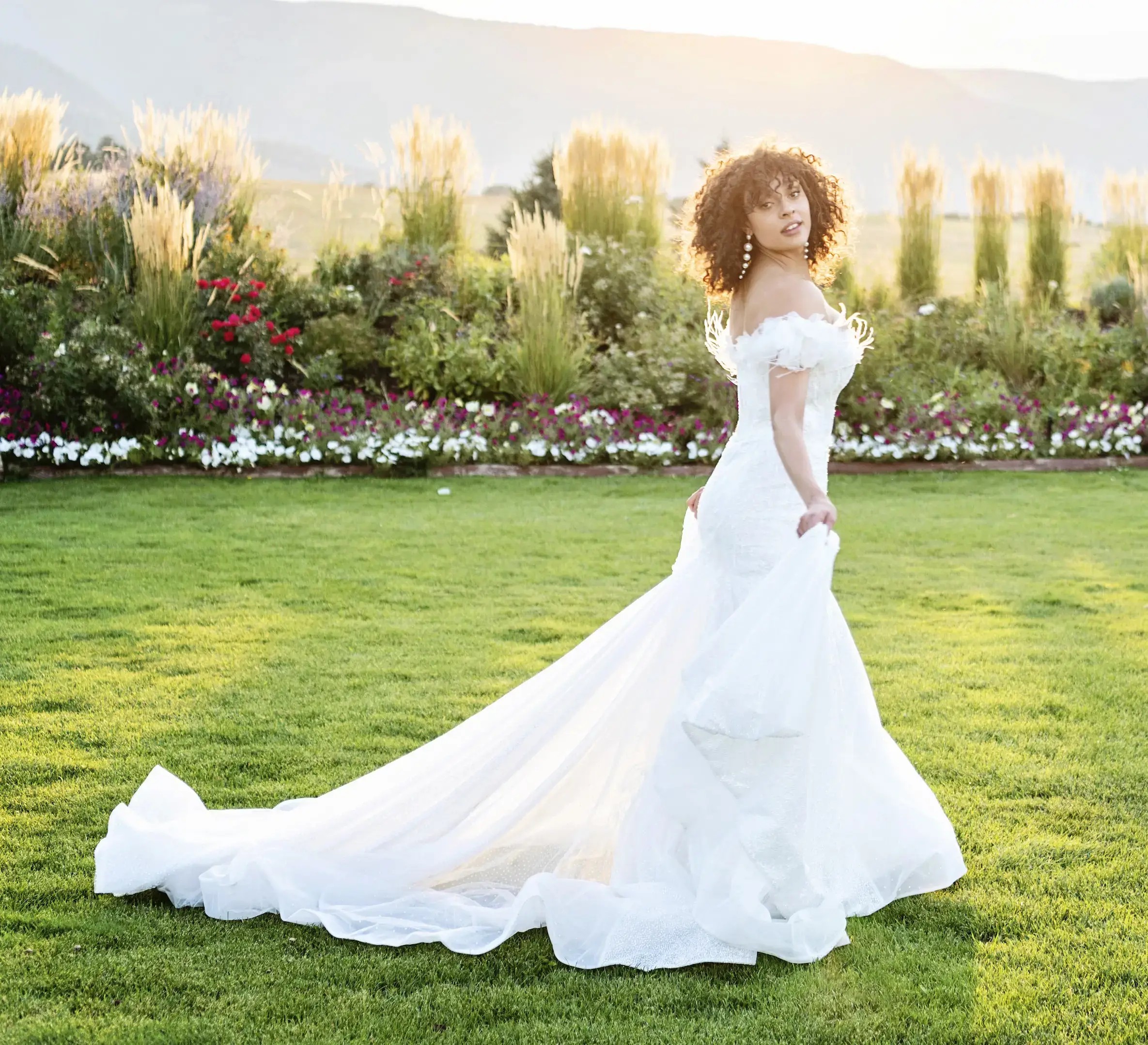 Model wearing a Brooklyn Grace dress