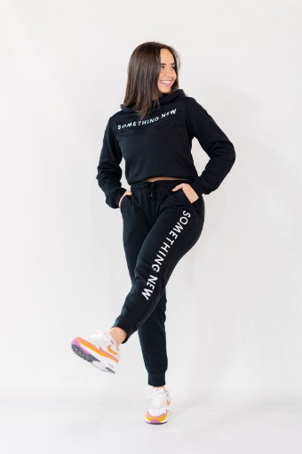 Something New Style #Womens Black SN Hoodie #1 Black thumbnail