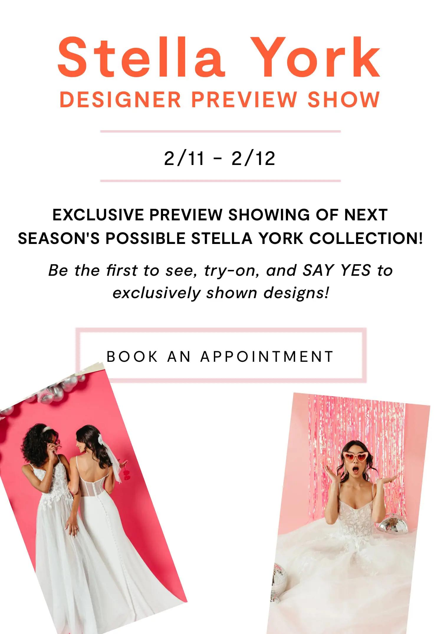 Stella York Preview Trunk Show